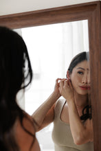 Load image into Gallery viewer, Baguette Stone Studs