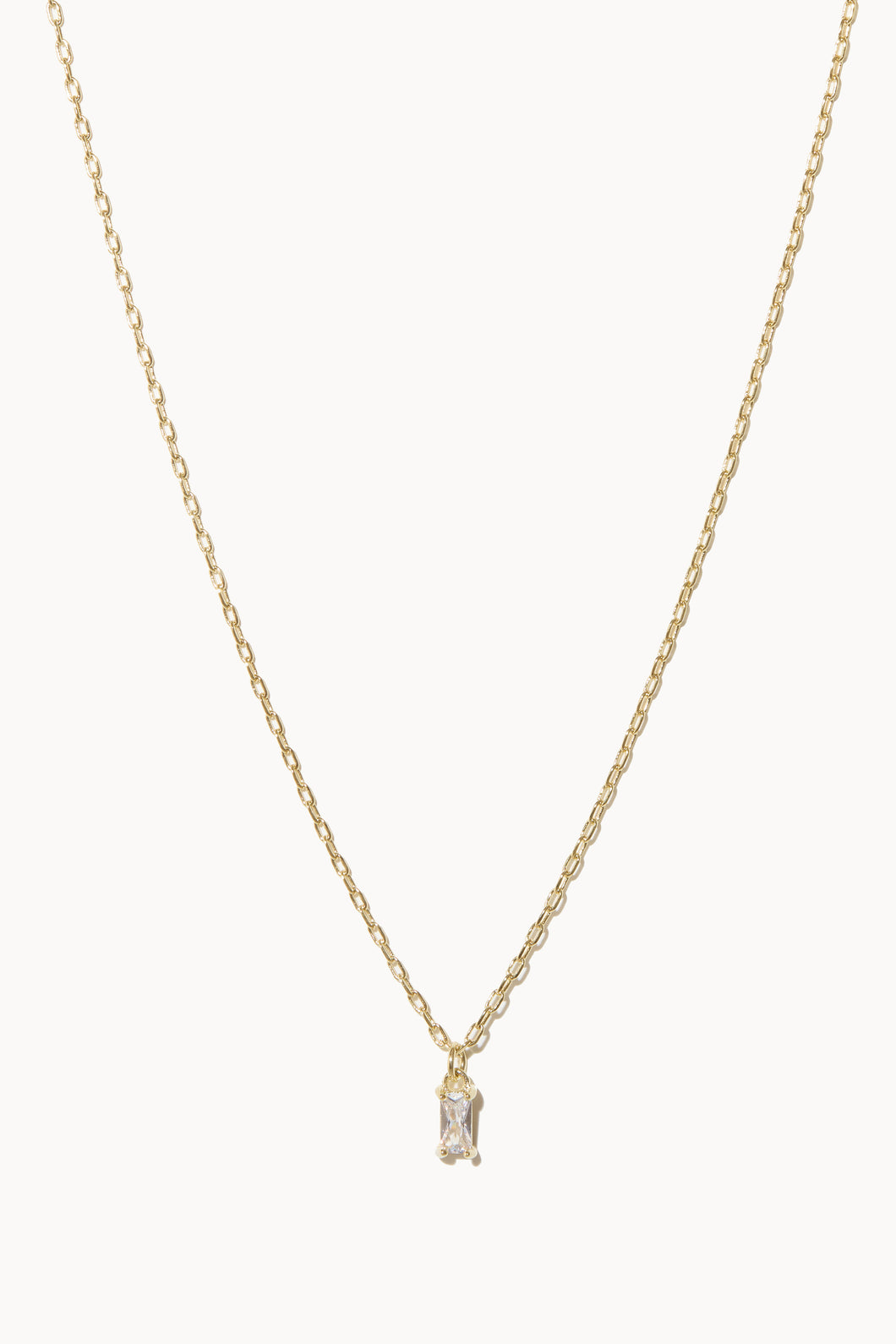 Baguette Stone Necklace
