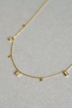 Load image into Gallery viewer, Cinq Baguette Necklace
