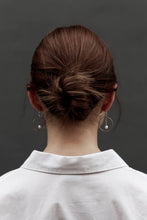 Load image into Gallery viewer, Nebula Pearl Hoops
