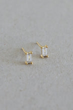 Load image into Gallery viewer, Baguette Stone Studs
